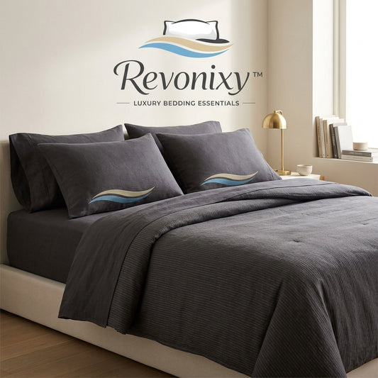 Revonixy™ UrbanEssence Velvet Bedding Set